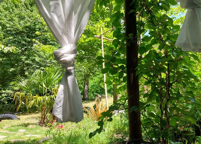 Camping Insolite - Nuit A La Belle Etoile Dans Gazebo Thai Pres De La Riviere *